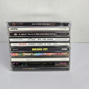 Mixed CD Lot 10pc R&B Hip Hop Pop Kelis Xscape Mary J Blige Pussycat Dolls 90s